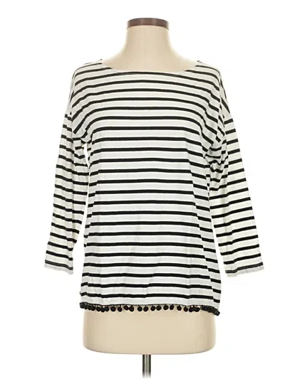 Pre-owned Sundry 3/4 Sleeve T-shirt In Ivory