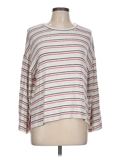 Pre-owned Sundry 3/4 Sleeve T-shirt In Silver