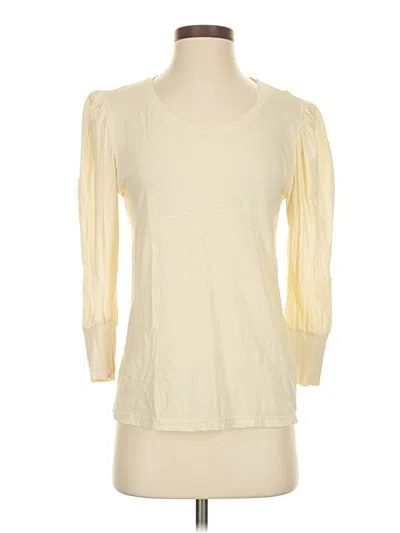 Pre-owned Sundry 3/4 Sleeve T-shirt In White