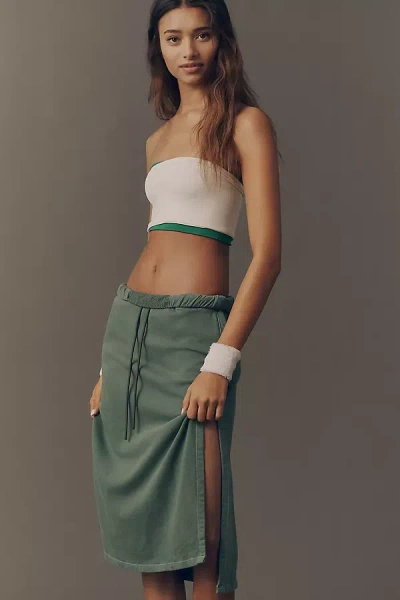 Sundry Academy Pencil Skirt In Green