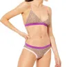 Sundry Bikini Bottom In Leopard In Multi
