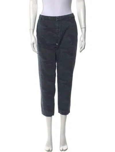 Pre-owned Sundry Camouflage Print Straight Leg Pants In Gray