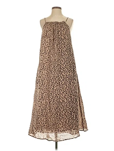 Pre-owned Sundry Casual Dress In Brown