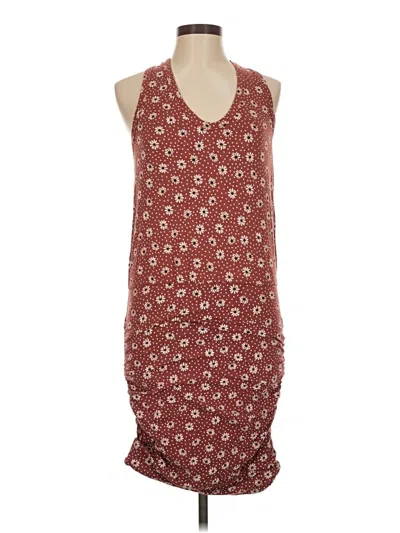 Pre-owned Sundry Casual Dress In Burgundy