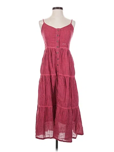 Pre-owned Sundry Casual Dress In Burgundy