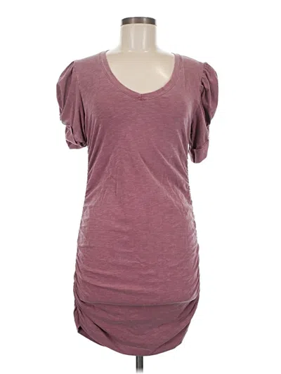 Sundry Casual Dress In Burgundy