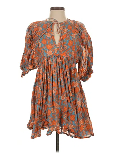 Pre-owned Sundry Casual Dress In Orange