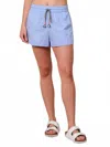 Sundry Chambray Stripe Short In Blue