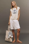 Sundry Cropped Muscle Tank Top In Neutral