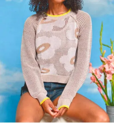 Sundry Daisy Sweater In Taupe In Neutral