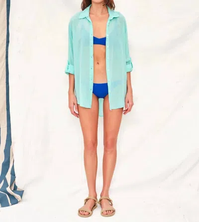 Sundry Destinations Oversized Shirt In Bermuda