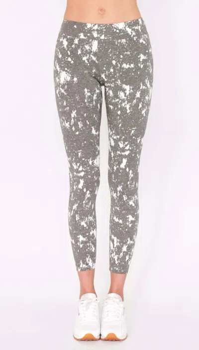Sundry Distressed Yoga Pant In Heather Grey
