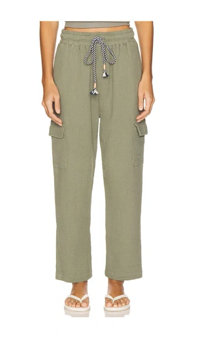 Sundry Easy Cargo Pant In Green