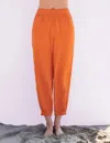 Sundry Easy Pocket Pant In Poppy In Multi