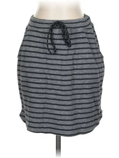 Pre-owned Sundry For Evereve Casual Skirt In Gray