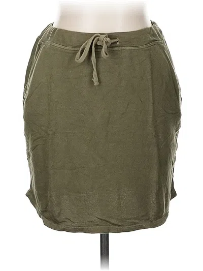 Pre-owned Sundry For Evereve Casual Skirt In Green