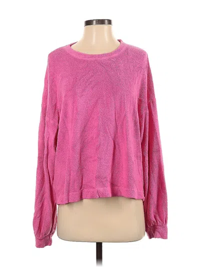 Pre-owned Sundry For Evereve Pullover Sweater In Pink