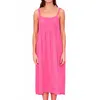Sundry Jersey Flutter Dress In Azalea In Pink