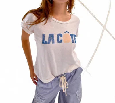 Sundry La Cote Short Sleeve Tee In White