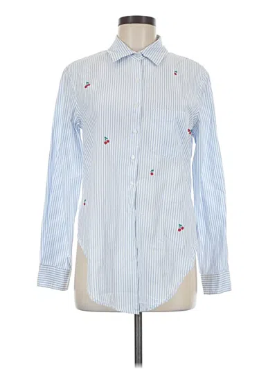 Pre-owned Sundry Long Sleeve Button Down Shirt In Blue