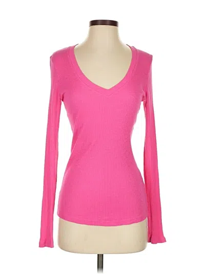 Pre-owned Sundry Long Sleeve T-shirt In Pink