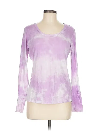 Pre-owned Sundry Long Sleeve T-shirt In Purple