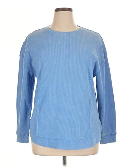 Pre-owned Sundry Long Sleeve T-shirt In Blue