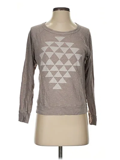 Pre-owned Sundry Long Sleeve T-shirt In Gray