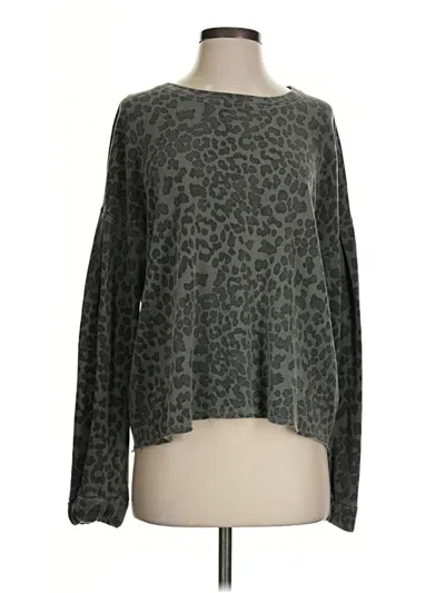 Pre-owned Sundry Long Sleeve T-shirt In Gray