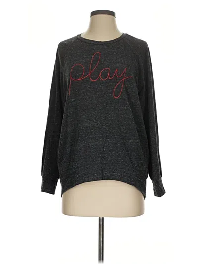 Pre-owned Sundry Long Sleeve T-shirt In Gray
