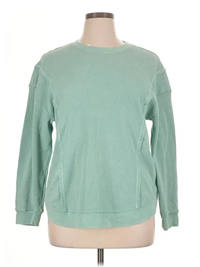 Pre-owned Sundry Long Sleeve T-shirt In Green