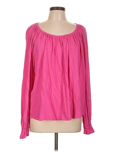 Pre-owned Sundry Long Sleeve T-shirt In Pink