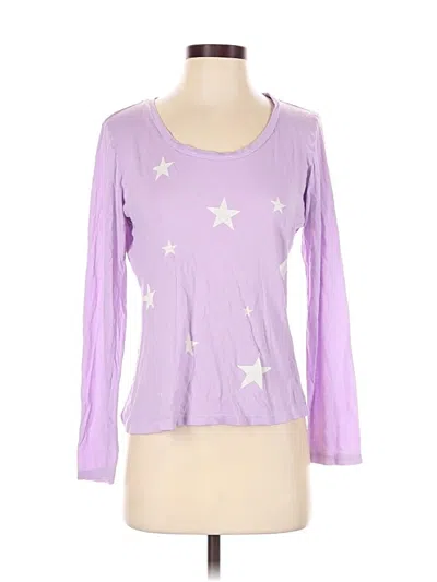 Pre-owned Sundry Long Sleeve T-shirt In Purple