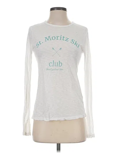 Pre-owned Sundry Long Sleeve T-shirt In Silver