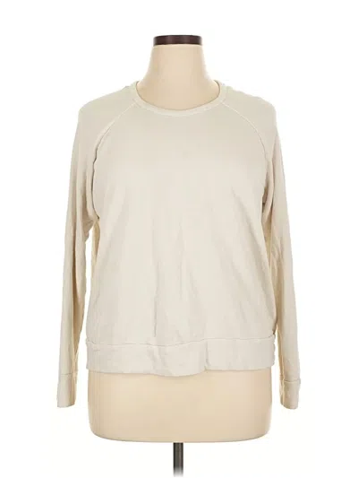 Pre-owned Sundry Long Sleeve T-shirt In White