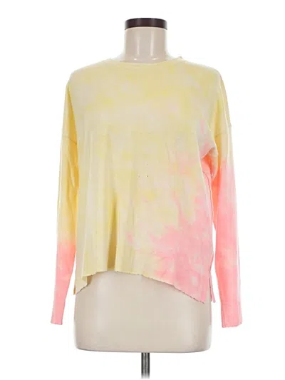 Pre-owned Sundry Long Sleeve T-shirt In Yellow