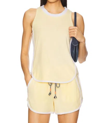 Sundry Loop Vest Top In Yellow