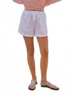 Sundry Lounge Pull On Short In Optic White In White