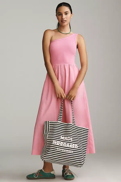 Sundry One-shoulder Twofer Midi Dress