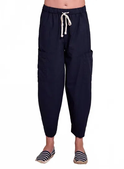 Sundry Pull On Pant In Deep Navy In Blue