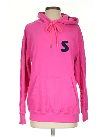 Pre-owned Sundry Pullover Hoodie In Pink