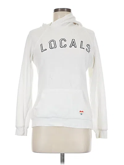 Pre-owned Sundry Pullover Hoodie In White
