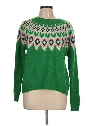 Pre-owned Sundry Pullover Sweater In Green