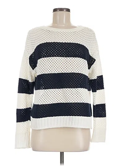 Pre-owned Sundry Pullover Sweater In White