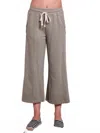 Sundry Raw Seamed Lounge Pant In Fern In Gray