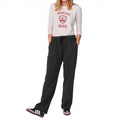 Sundry Raw Seamed Pant In Washed Black