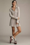 Sundry Reeves Long-sleeve Mini Dress In Gray