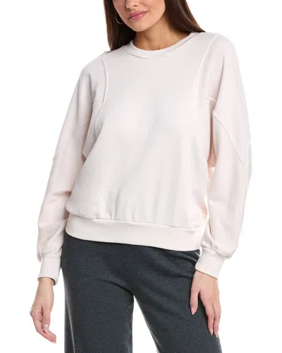 Sundry Seamed Pullover In Beige