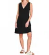 Sundry Short Shift Dress In Black In Black
