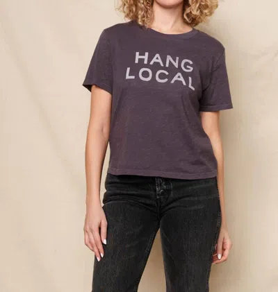 Sundry Short Sleeve Boxy Crew Tee In Hang Local In Multi